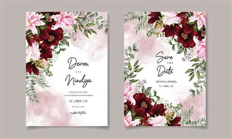 Burgundy Wedding Vector Art, Icons, and Graphics for Free Download