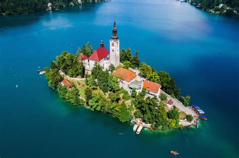 Slovenia - Resort Lake Bled. Stock Image - Image of place, alps: 100956047