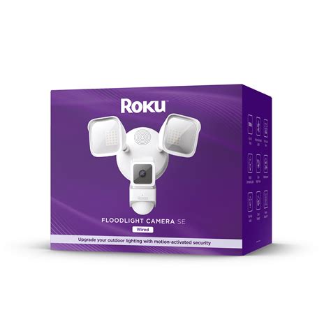 Roku Smart Home Floodlight Camera SE Wi-Fi®-Connected - Wired Security ...