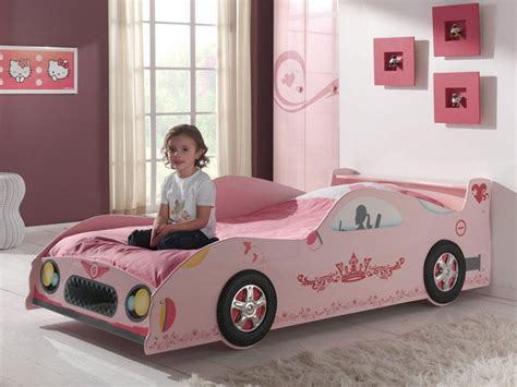 pink-girls-room-race-bed - Home Decorating Trends - Homedit