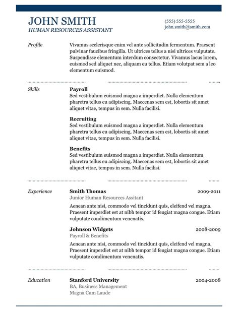 Resume Templates Copy And Paste (9) - TEMPLATES EXAMPLE | TEMPLATES ...