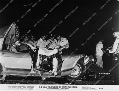 Hollywood Tragedy news photo Jayne Mansfield car wreck accident scene ...