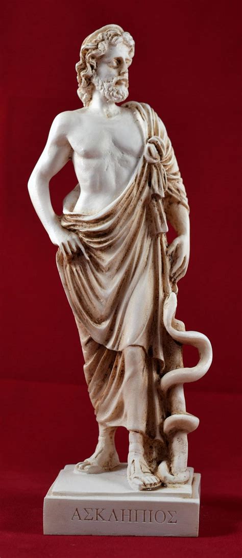 Asclepius Dios de la Medicina Curativa figura estatua griega 9 | Etsy