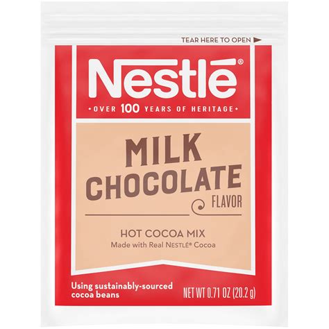 Nestle Hot Chocolate Packets - Milk Chocolate Flavor Cocoa Mix - 0.71 oz Sachets - Bulk Pack of ...