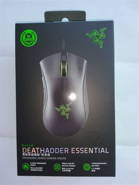 Razer Deathadder Essential Wired Mouse, Computers & Tech, Parts & Accessories, Mouse & Mousepads ...