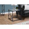 Mirror and Black Metal Modern Coffee Table | RC Willey