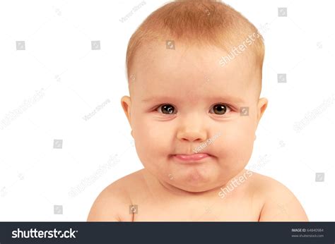 Cute Little Baby Making Funny Face Stock Photo 64840984 - Shutterstock