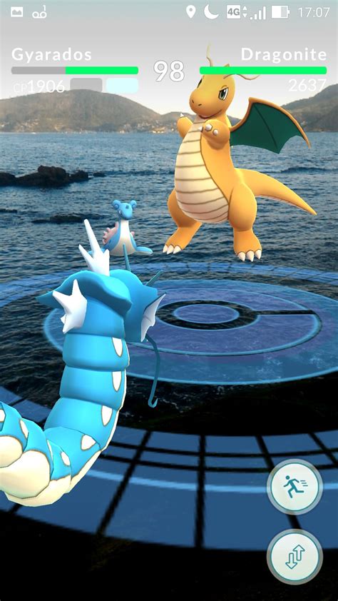 Gym Battle in The Sea : r/PokemonGoSnap