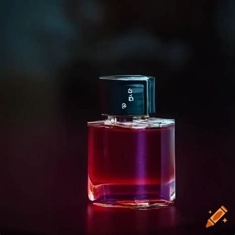 Perfume bottle with a captivating scent on Craiyon