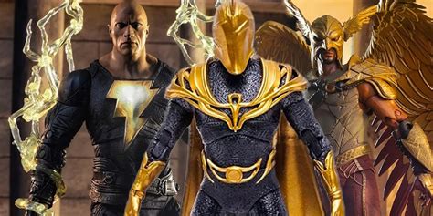 Black Adam: Dwayne Johnson detailed Hawkman and Dr. Fate reacts to toys ...