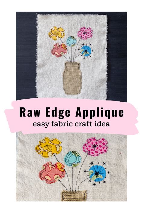 Raw Edge Applique a Fun and Easy Fabric Craft Idea