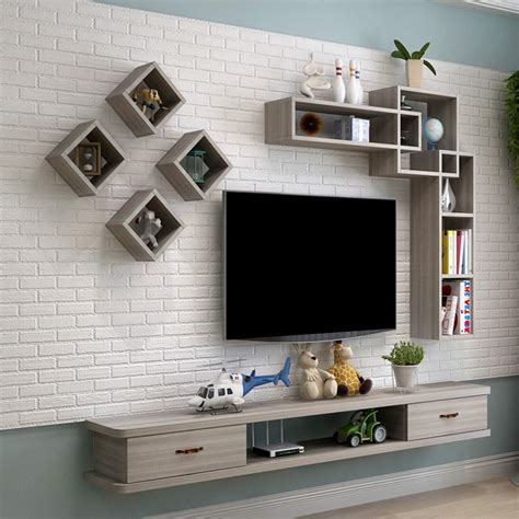 Buy Floating Tv Unit Tv Cabinet Floating shelf Floating Shelf Wall-ed ...