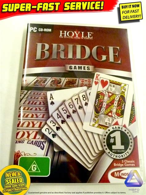 Hoyle's World's best BRIDGE game for Windows PC NEW laptop XP computer ...