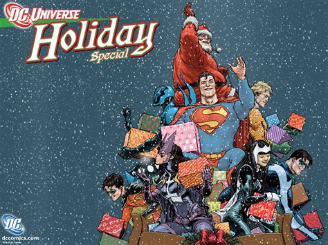 DC Comics Christmas Wallpapers - WallpaperSafari