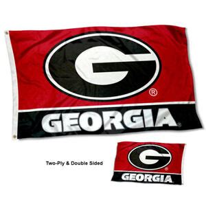 Georgia Bulldogs G Logo Flag Double Sided 2-Ply 3x5 Foot Outdoor Banner ...