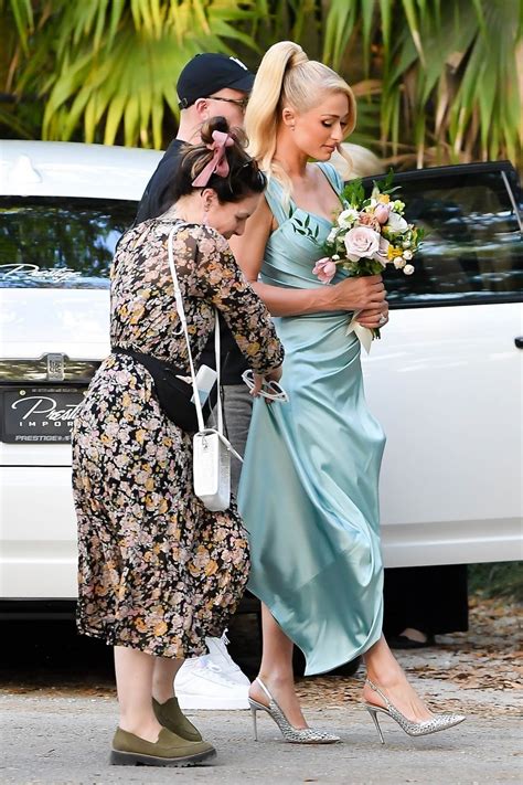 PARIS HILTON Arrives at Lele Pons Wedding Celebration in Miami 03/05/2023 – HawtCelebs