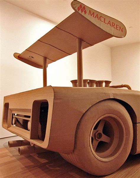 Incredible Cardboard McLaren M8B by Chris Gilmour | Gadgetsin