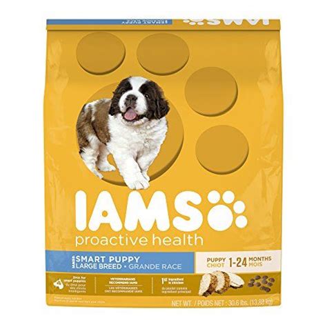 Iams Puppy Dry Dog Food, Chicken, All Breed Sizes | Dog food recipes, Dog food comparison, Dry ...