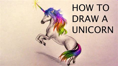 Realistic Easy Unicorn Drawings : How To Draw An Adorable Unicorn Skillshare Blog / Drawing is ...