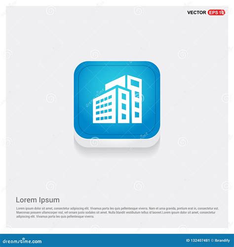 School Building Icon stock vector. Illustration of white - 132407481