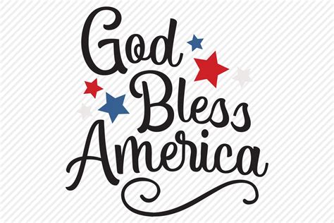 God Bless America Svg - Free SVG Images