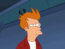 Fry Squinting (Futurama) | Reaction GIFs