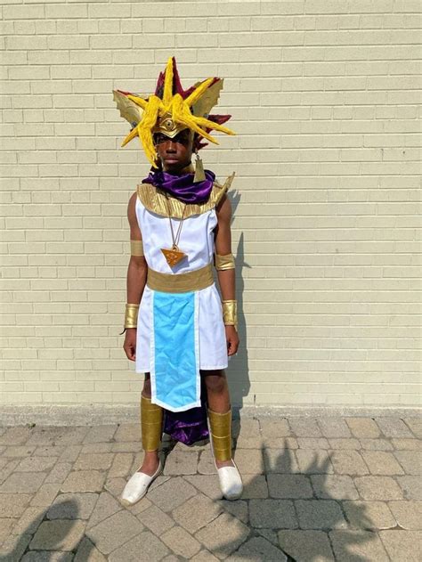 Pharaoh Atem Cosplay Anime North 2023 : r/yugioh