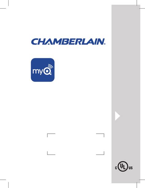 User manual Chamberlain MyQ (English - 16 pages)