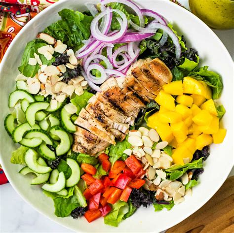 Grilled Chicken Salad with Mango Dressing | Life, Love, and Good Food