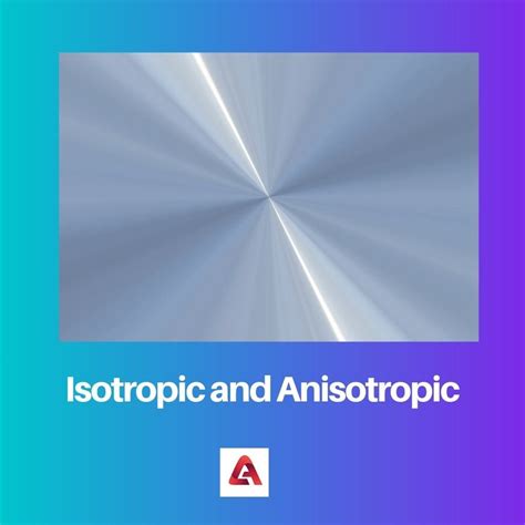 Isotropic vs Anisotropic: Difference and Comparison