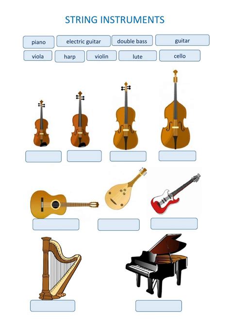 String Instruments 389913 | icarol | Live Worksheets