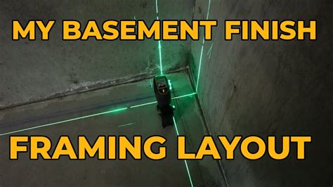 Finishing My Basement - Framing Layout - YouTube