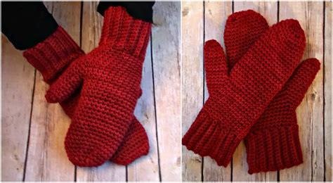 Basic Crochet Mittens - Free Pattern - Styles Idea