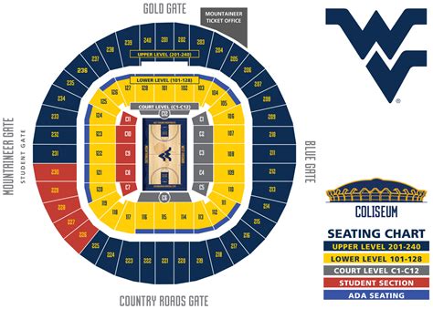 Wvu Football Field Seating Chart