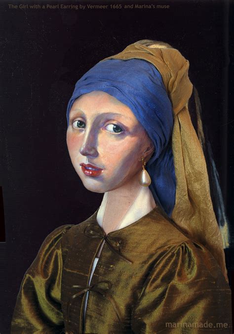 Paint Girl With A Pearl Earring By Johannes Vermeer ...