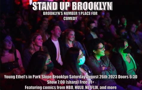 Aug 26 | Stand-Up Comedy Brooklyn | Live in Park Slope | A Stand-Up ...