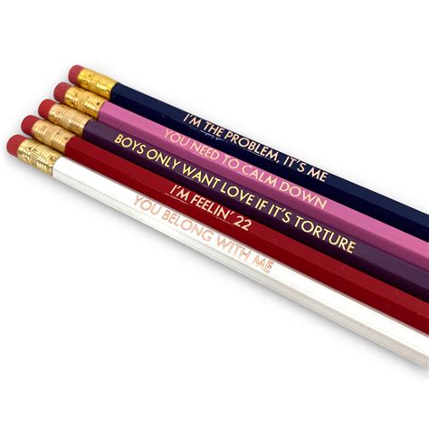 Taylor Swift Pencil Set – The Prize Booth