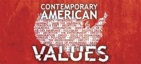 Contemporary American Values - Right From The Heart Ministries