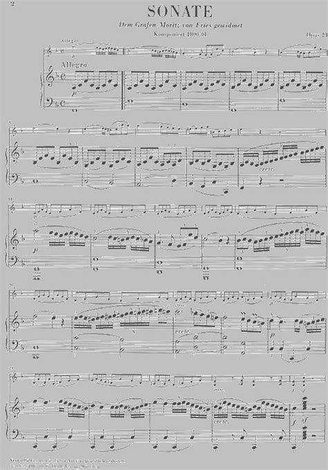 Sheet Music : Beethoven L.v. - Sonata For Piano And Violin F Major Op. 24 (spring Sonata ...