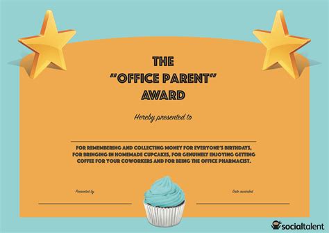 Free Funny Office Awards Printable Certificates - Printable Templates