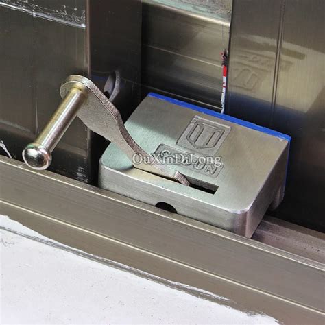 New style Sliding door and window locks anti theft aluminum alloy window lock prevent baby ...