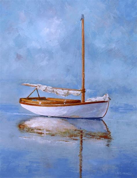 bote, pintura en acrilico | Boat painting, Sailboat art, Boat art