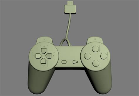 Sony playstation classic controller model - TurboSquid 1390141