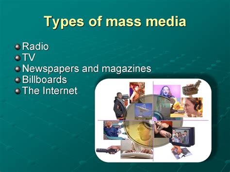 Mass media. Types of mass media - online presentation