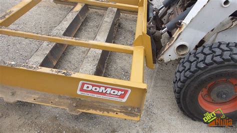 New Skid Steer Box Grader Walk Around - DoMor SSMA-84 Dura Grader - YouTube