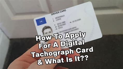 How To Apply For A Digital Tacho Card - Phaseisland17