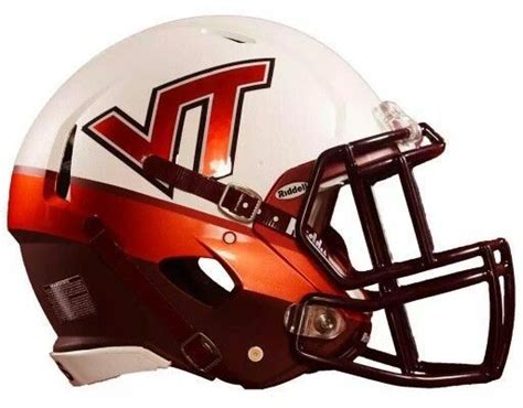 Virginia Tech Hokies NCAA Riddell Revolution Speed Mini Football Helmet ...