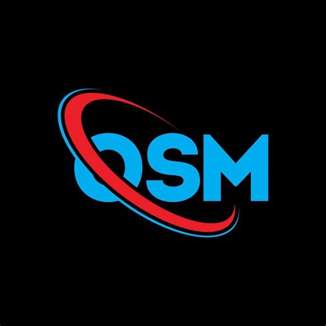 logotipo de osm. letra osm. diseño del logotipo de la letra osm ...