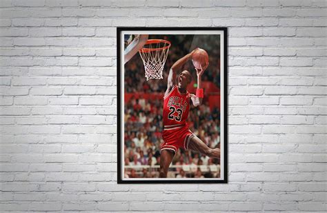 Michael Jordan Iconic 63 Points Playoff Performance Poster | Etsy