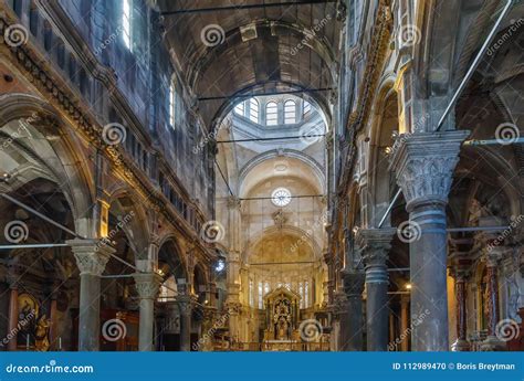 Sibenik Cathedral, Croatia stock photo. Image of interior - 112989470